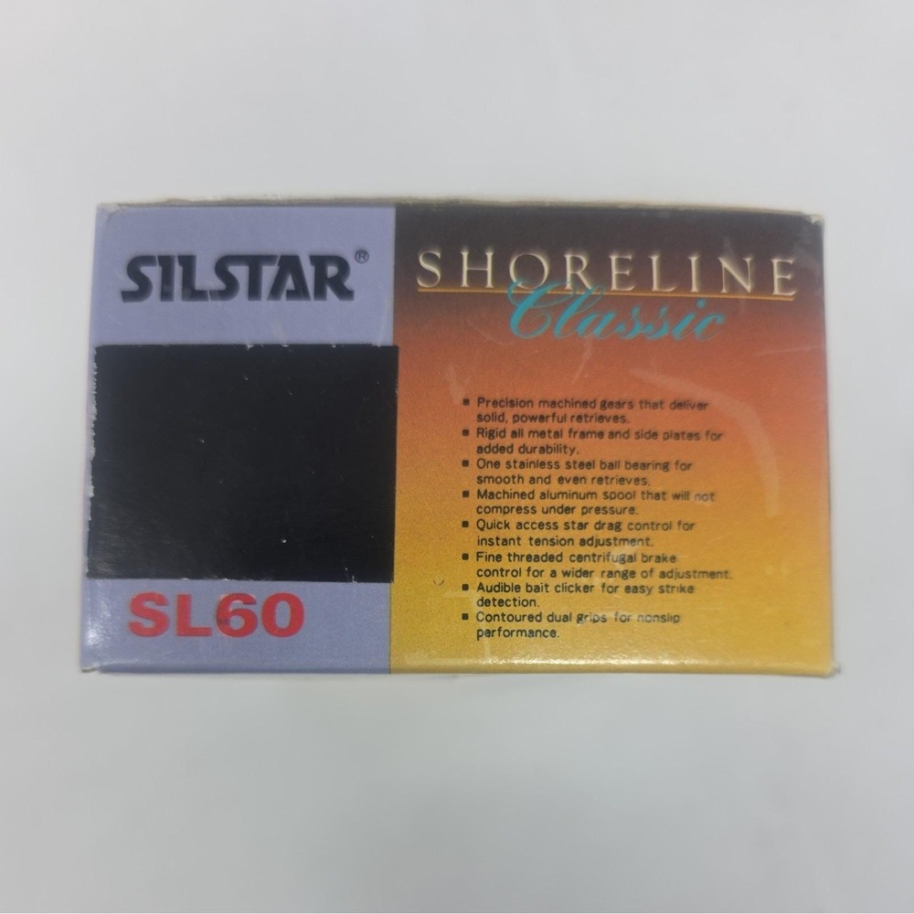 NOS Vintage Silstar Shoreline Classic SL60 Baitcasting Reel New In Box Manual - Picture 10 of 11